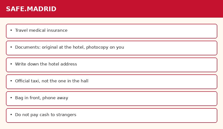 Travel tips for Madrid
