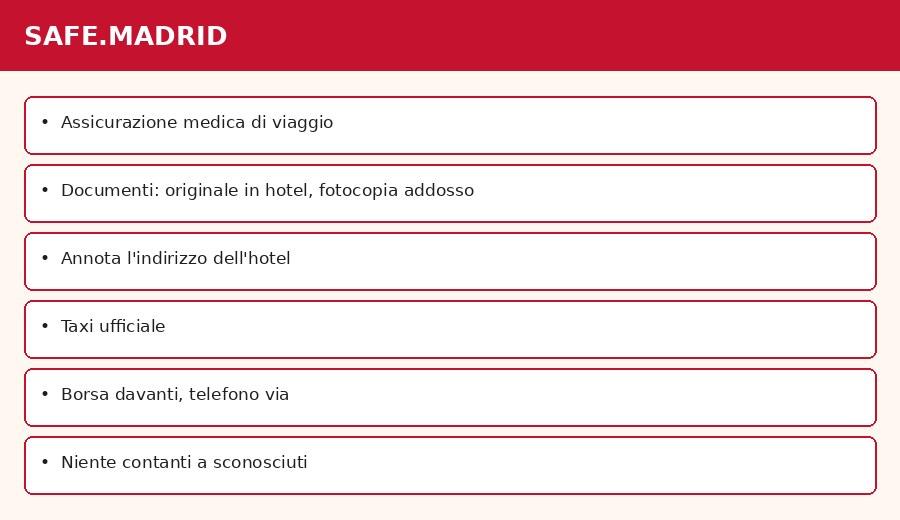 Consigli di viaggio a Madrid